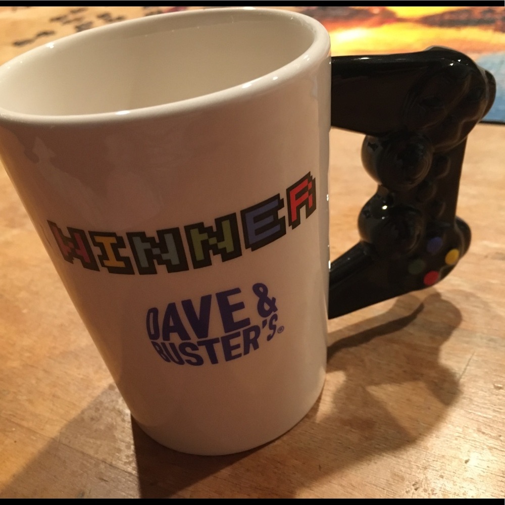Dave & Busters Game Controller Mug Gamer Winner